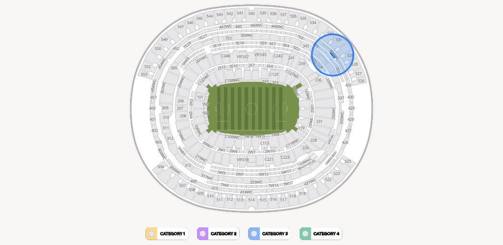 SoFi Stadium Seating Chart