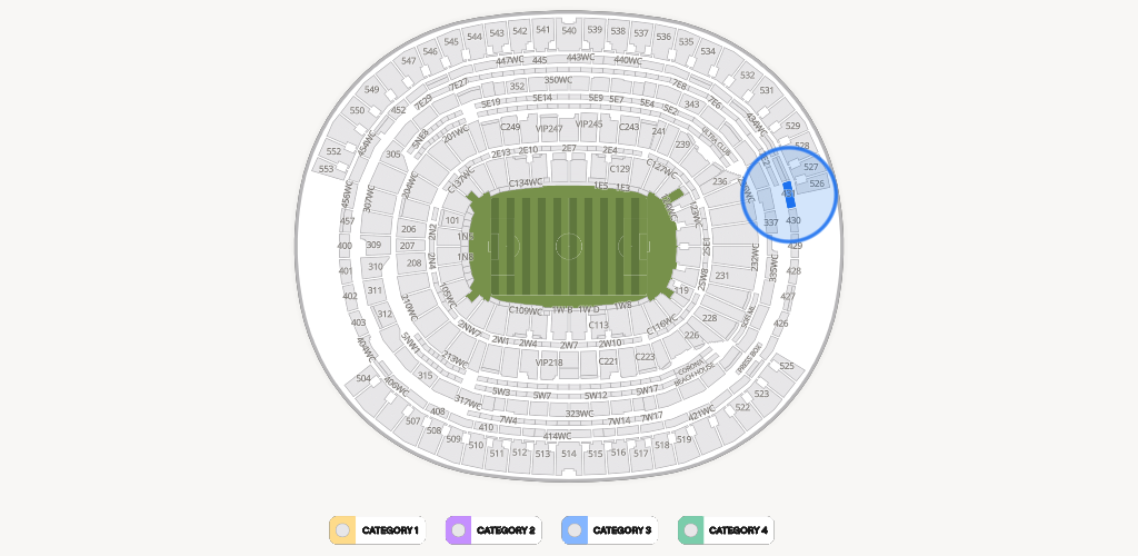 SoFi Stadium Seating Chart