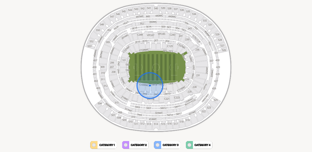 SoFi Stadium Seating Chart