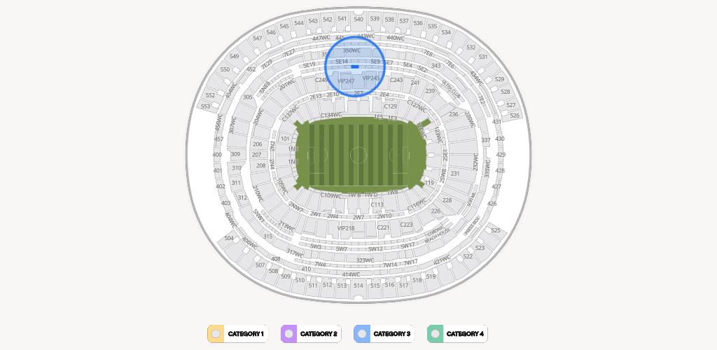 SoFi Stadium Seating Chart