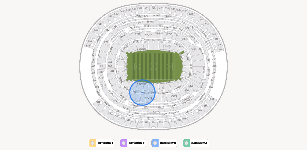 SoFi Stadium Seating Chart