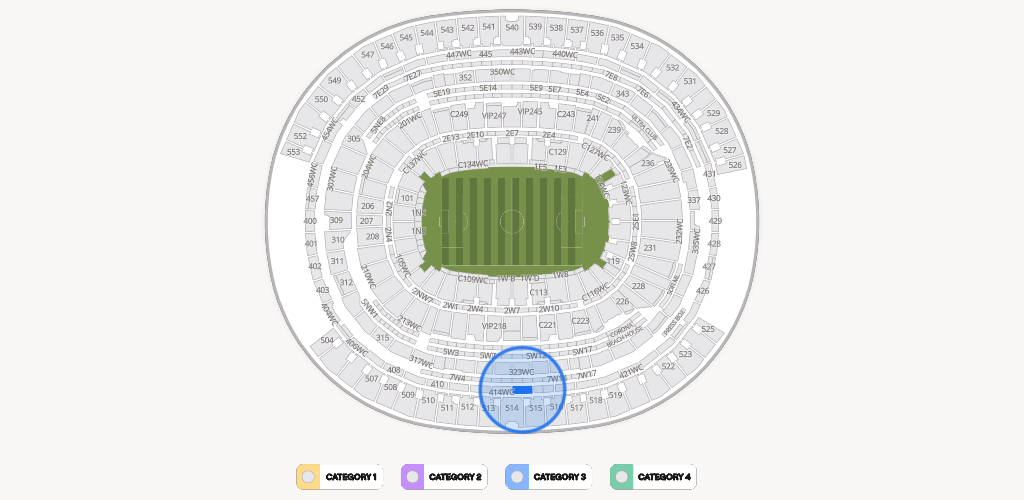 SoFi Stadium Seating Chart