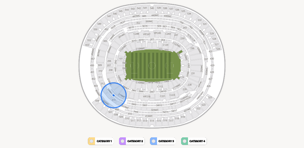 SoFi Stadium Seating Chart