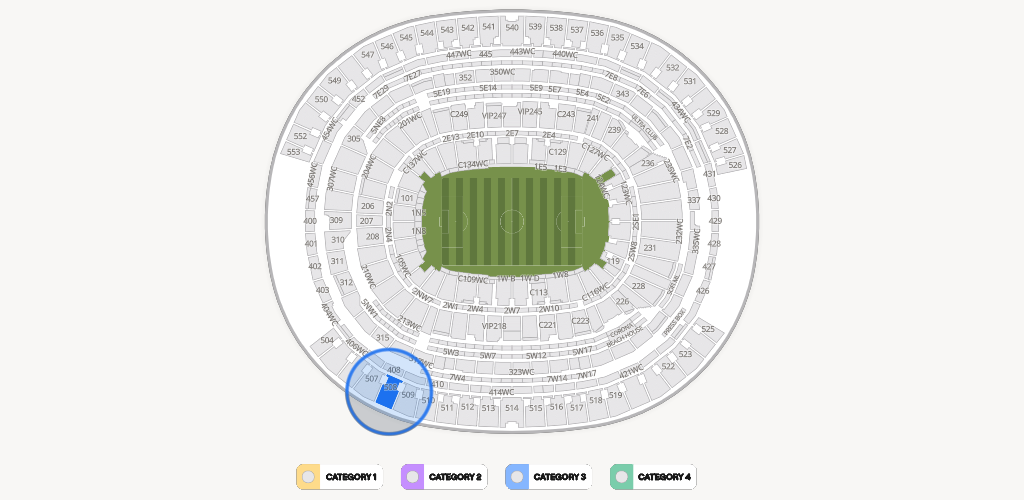 SoFi Stadium Seating Chart
