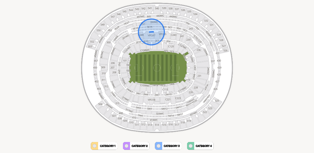 SoFi Stadium Seating Chart
