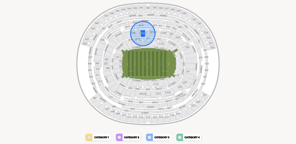 SoFi Stadium Seating Chart