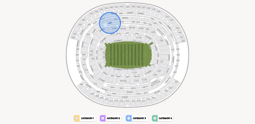 SoFi Stadium Seating Chart
