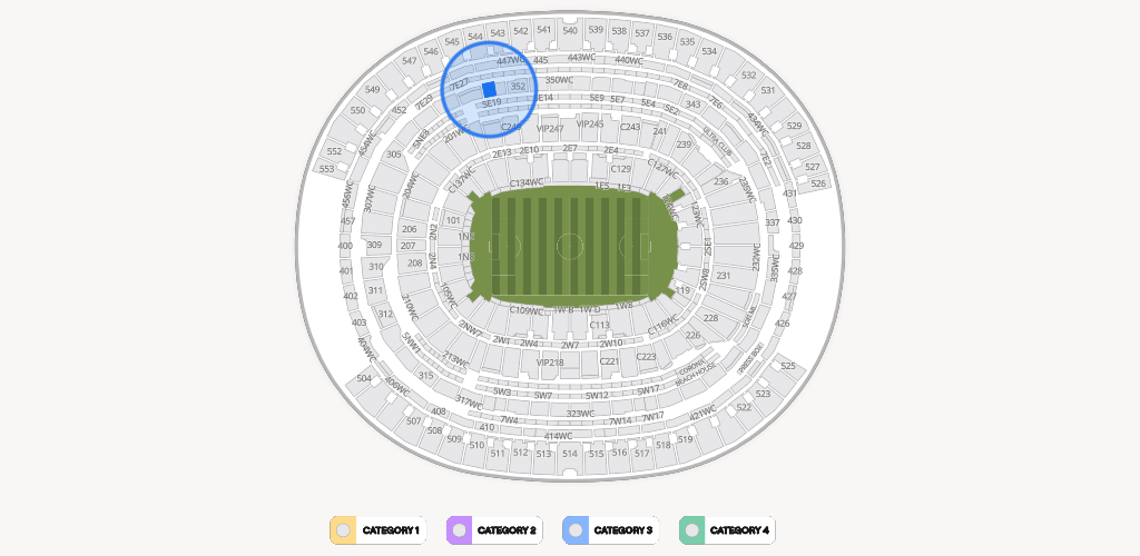 SoFi Stadium Seating Chart