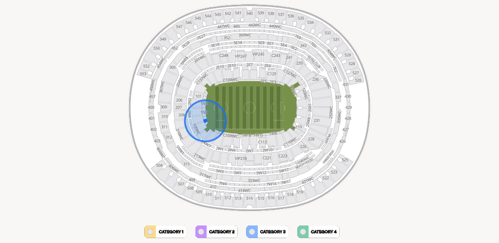 SoFi Stadium Seating Chart