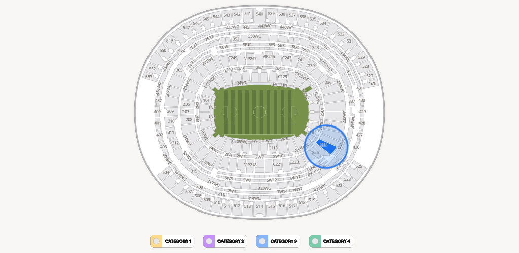 SoFi Stadium Seating Chart