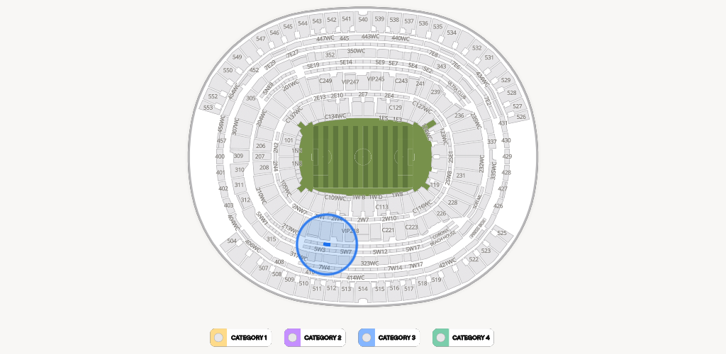 SoFi Stadium Seating Chart