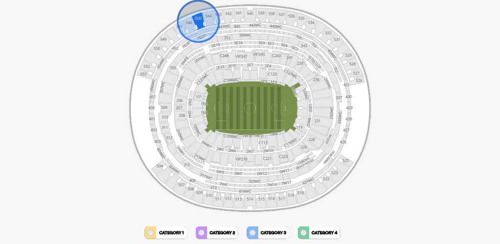 SoFi Stadium Seating Chart