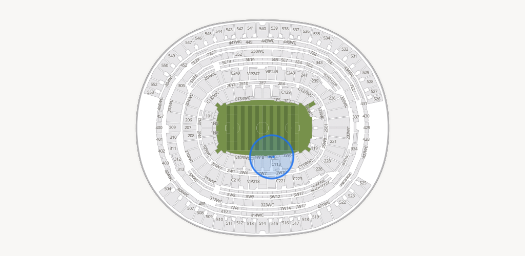 SoFi Stadium Seating Chart