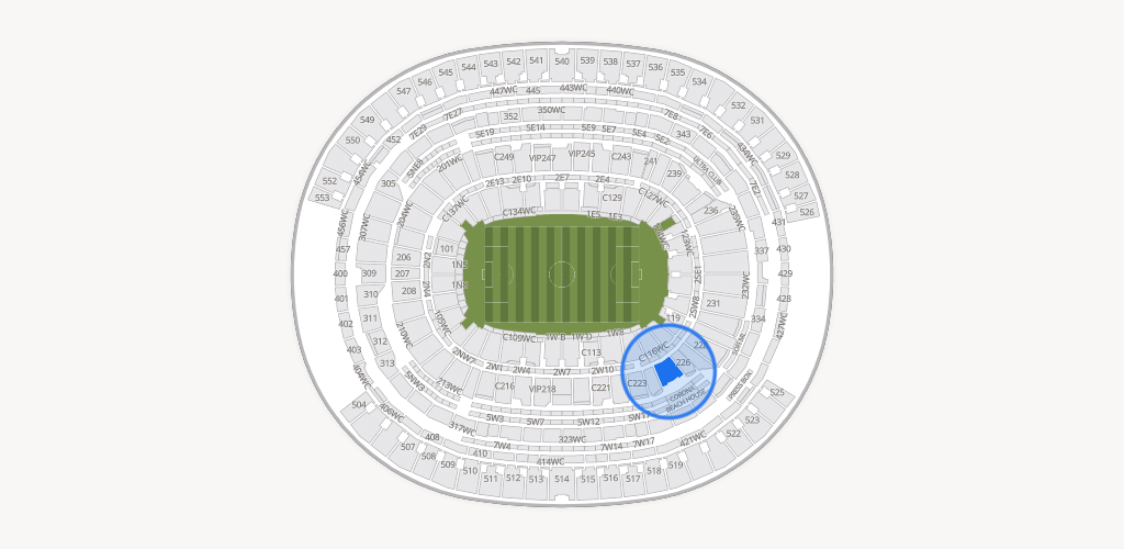 SoFi Stadium Seating Chart