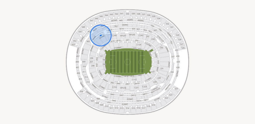 SoFi Stadium Seating Chart