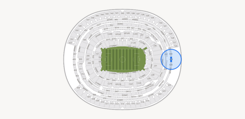 SoFi Stadium Seating Chart