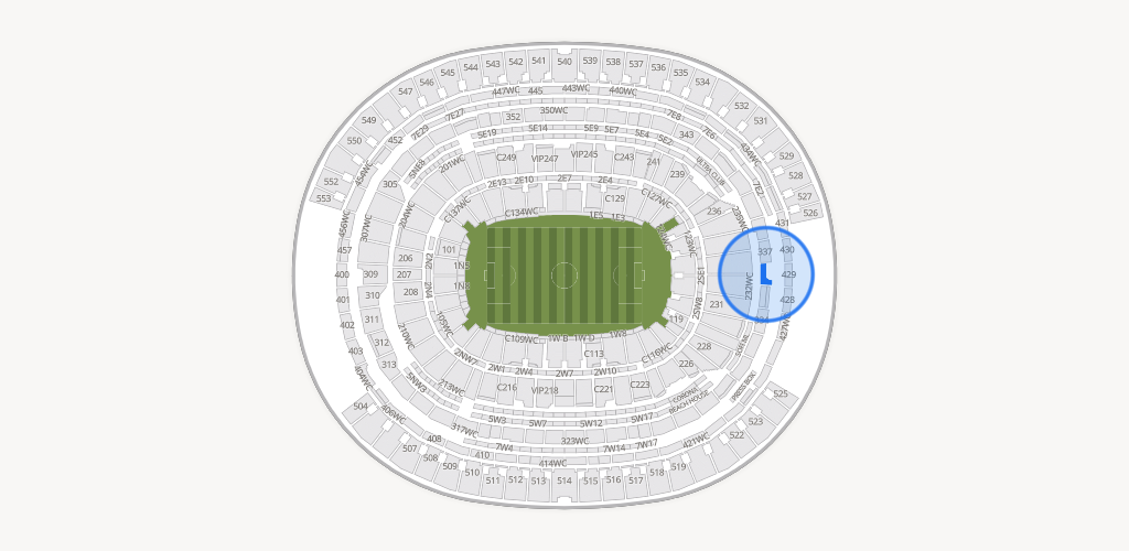 SoFi Stadium Seating Chart