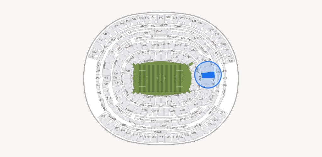 SoFi Stadium Seating Chart