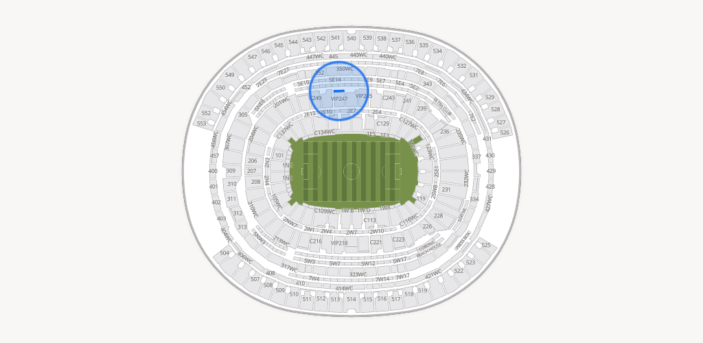SoFi Stadium Seating Chart
