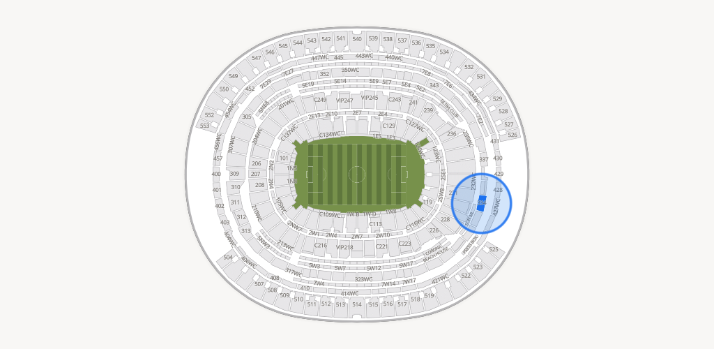 SoFi Stadium Seating Chart