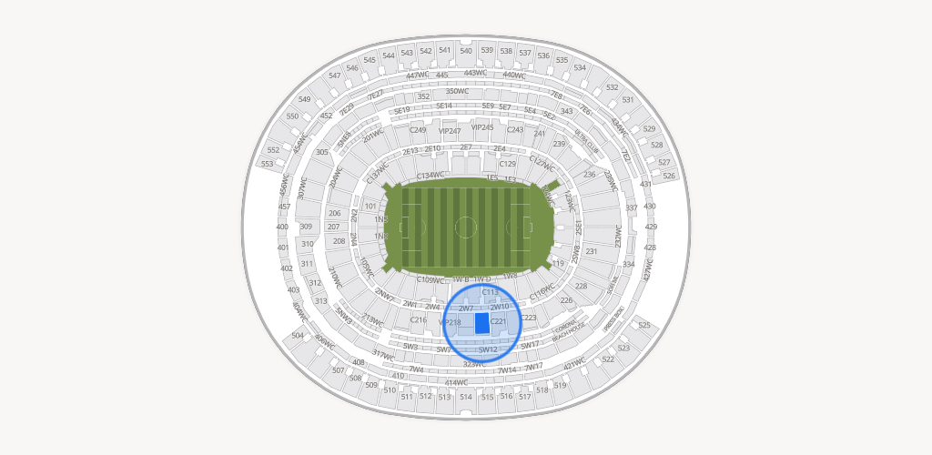 SoFi Stadium Seating Chart