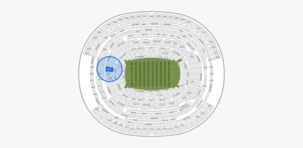 SoFi Stadium Seating Chart