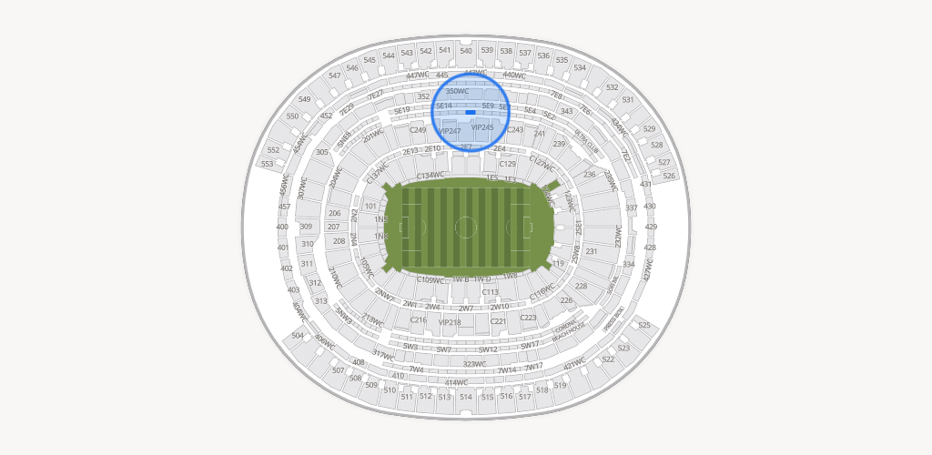 SoFi Stadium Seating Chart