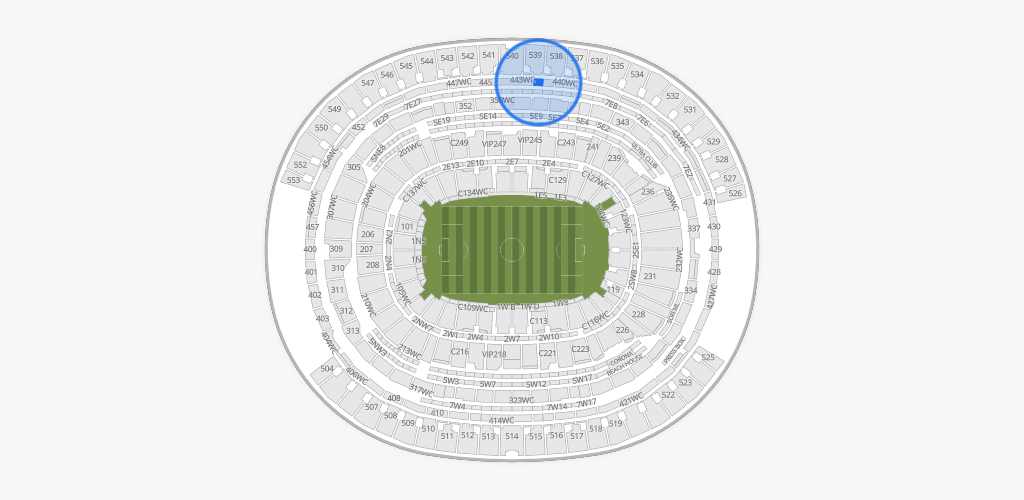 SoFi Stadium Seating Chart