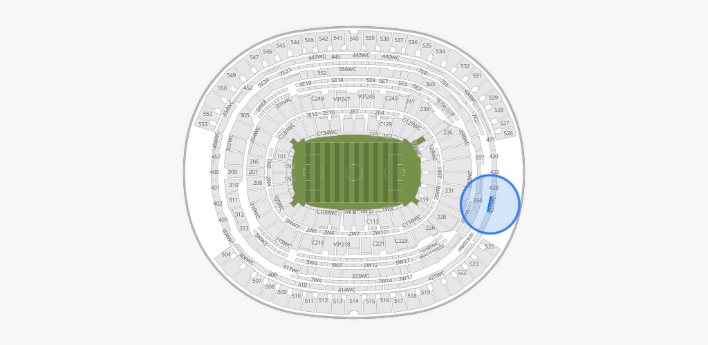 SoFi Stadium Seating Chart