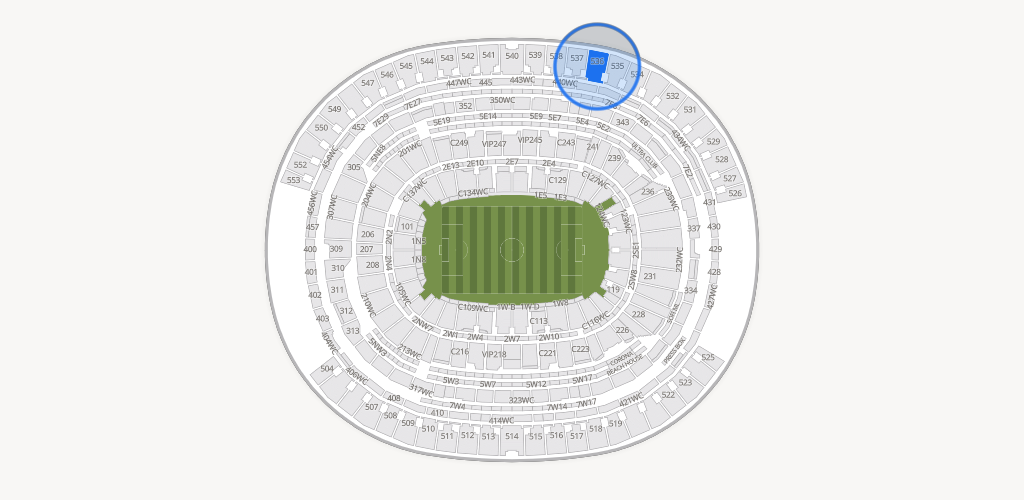SoFi Stadium Seating Chart