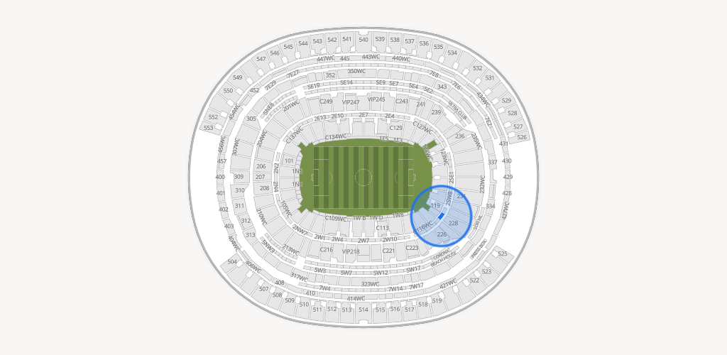 SoFi Stadium Seating Chart