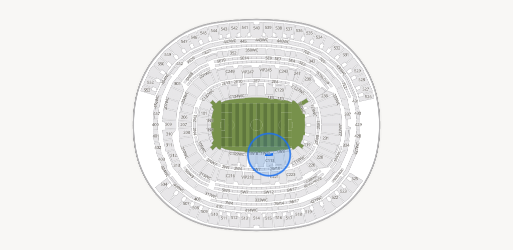 SoFi Stadium Seating Chart