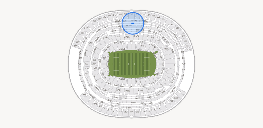 SoFi Stadium Seating Chart