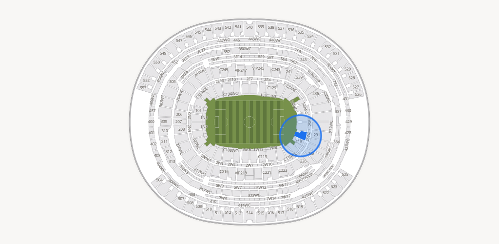 SoFi Stadium Seating Chart