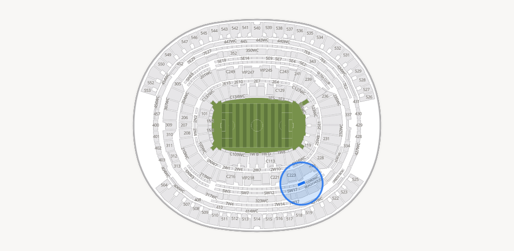 SoFi Stadium Seating Chart