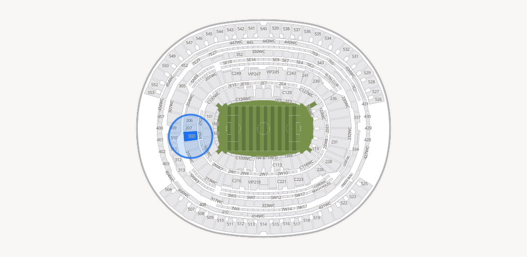 SoFi Stadium Seating Chart