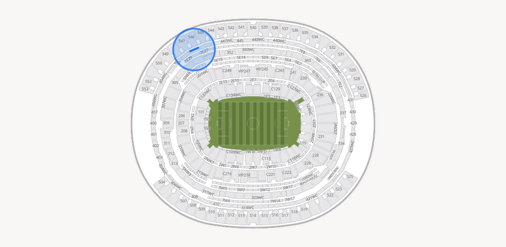 SoFi Stadium Seating Chart