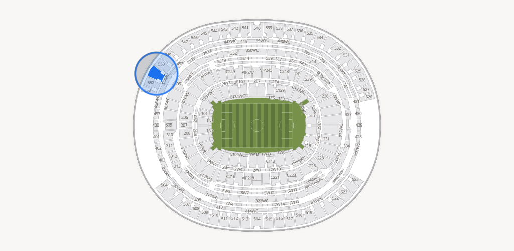 SoFi Stadium Seating Chart