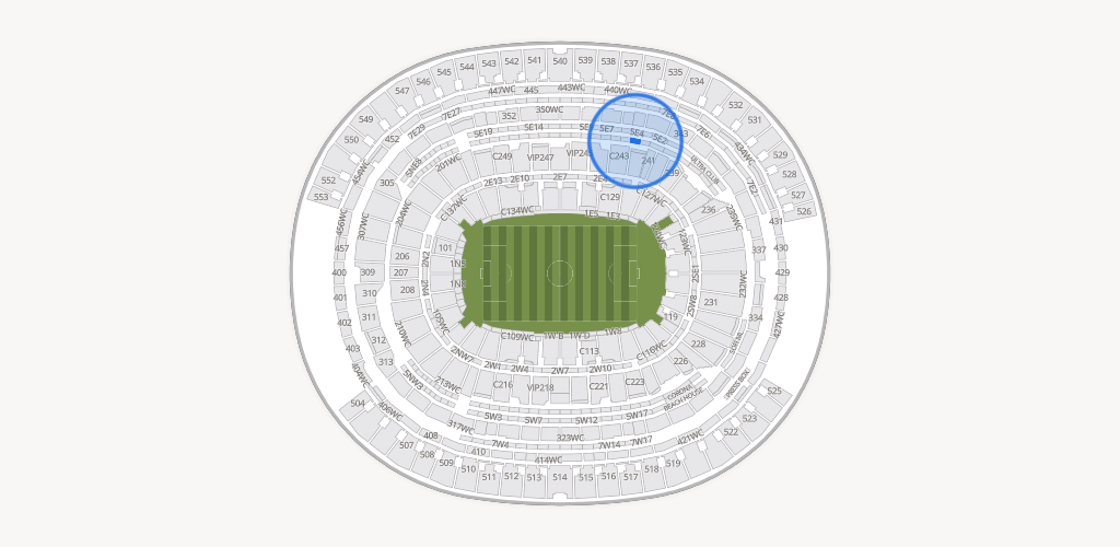 SoFi Stadium Seating Chart