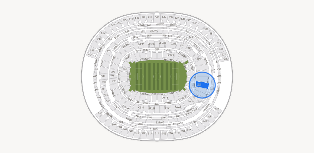 SoFi Stadium Seating Chart