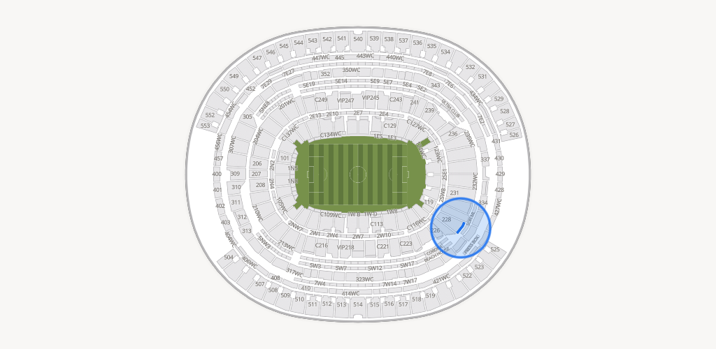 SoFi Stadium Seating Chart