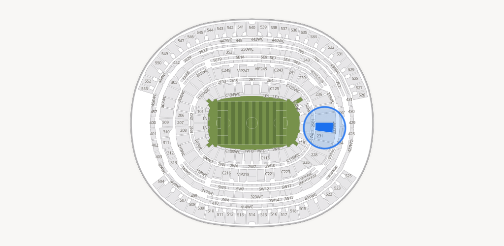 SoFi Stadium Seating Chart