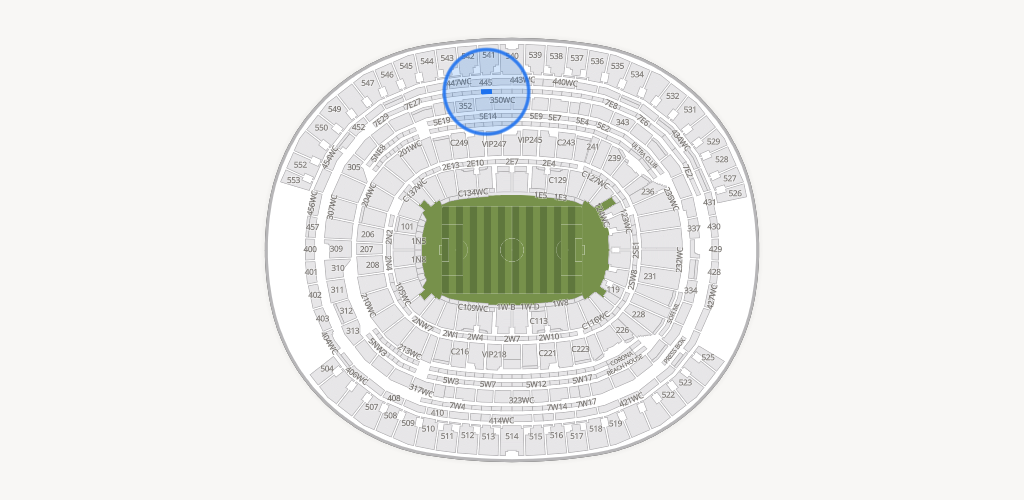 SoFi Stadium Seating Chart