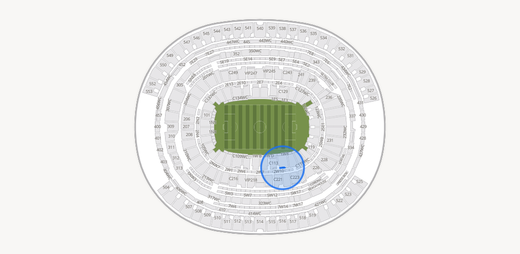 SoFi Stadium Seating Chart