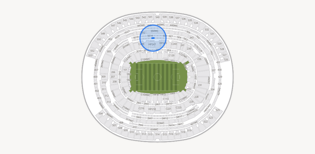 SoFi Stadium Seating Chart