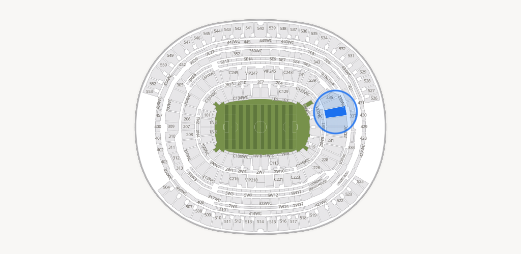 SoFi Stadium Seating Chart