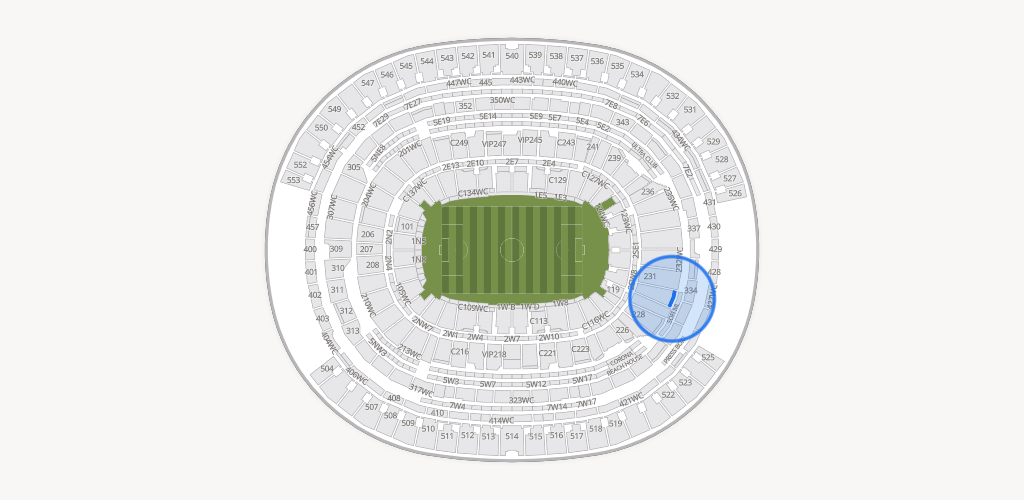 SoFi Stadium Seating Chart