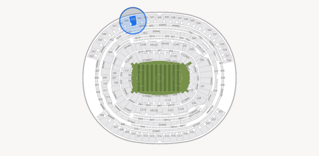 SoFi Stadium Seating Chart