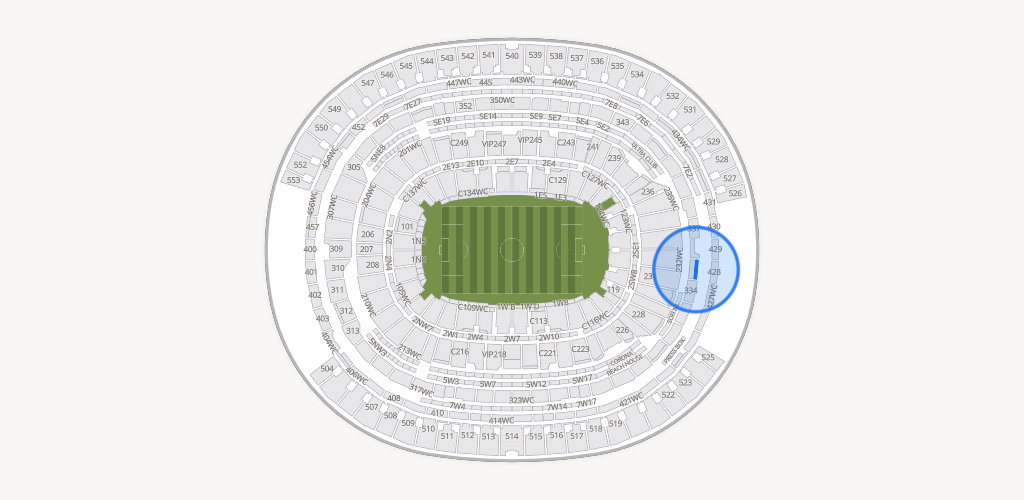 SoFi Stadium Seating Chart