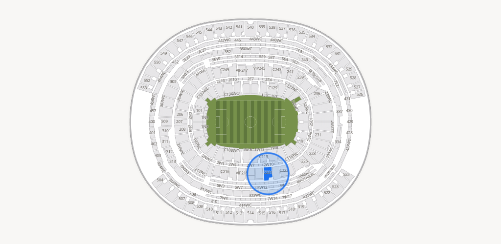 SoFi Stadium Seating Chart